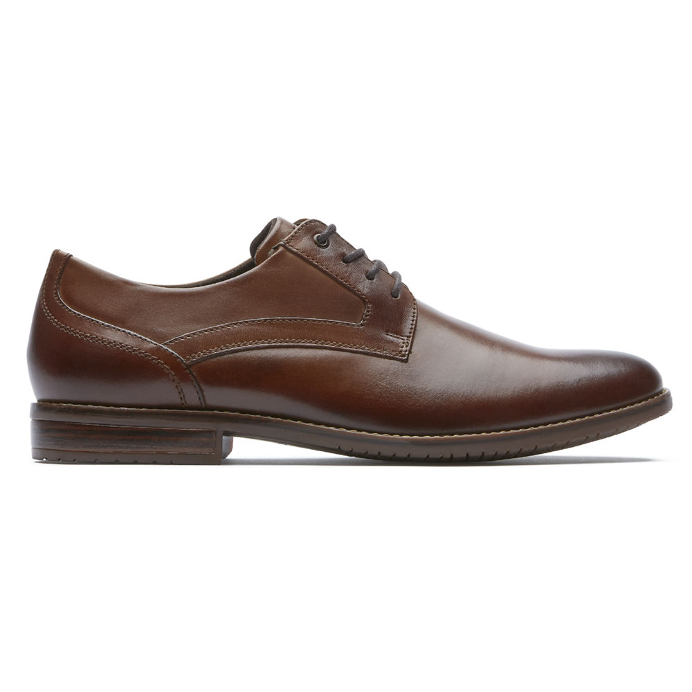 Oxfords Rockport Homem Marrom - Style Purpose 3 Plain Toe - 10354JQNO